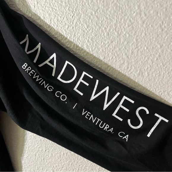 Madewest Brewery Black long Sleeve T Shirt - Sz L - Picture 2 of 4